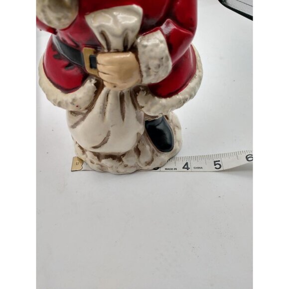 Vintage Ceramic Santa Claus Figurine 1960s Japan Exclusive KS Collection 8 Inche - Picture 5 of 6